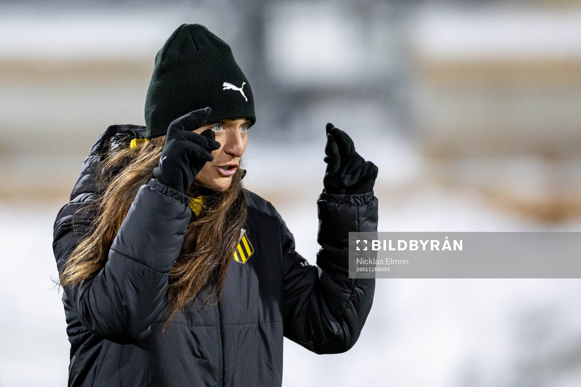Häckens tränare Elena Sadiku