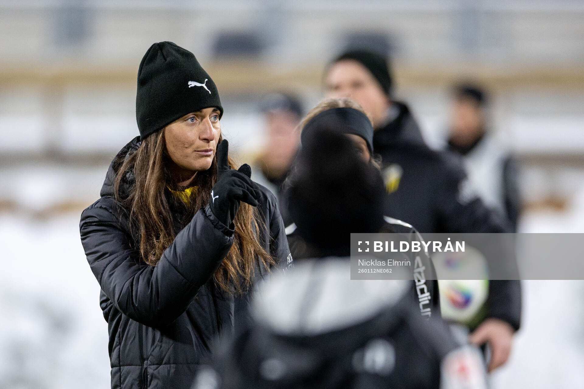 Häckens tränare Elena Sadiku