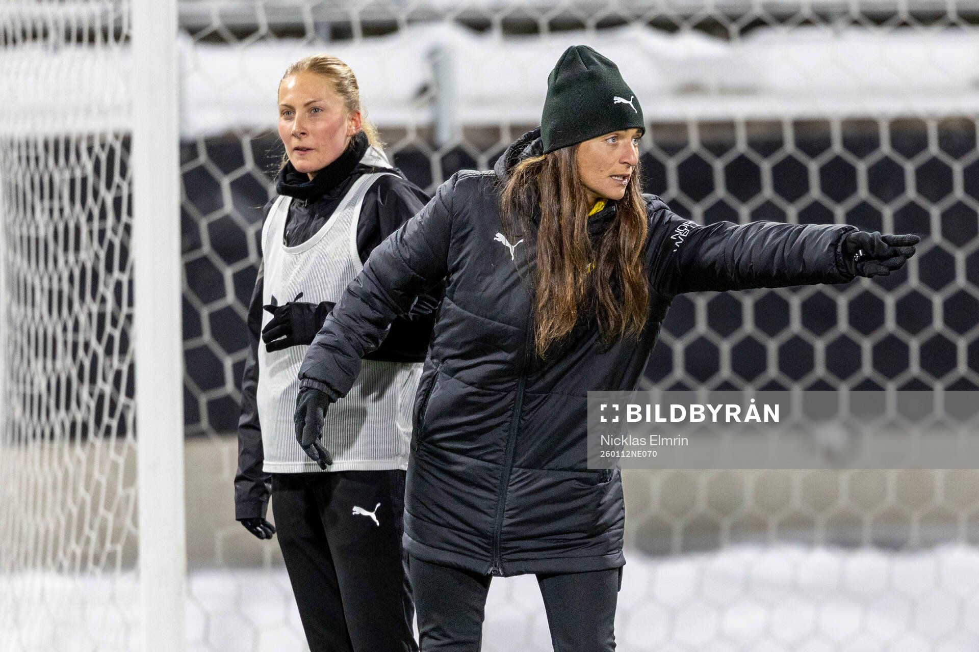 Häckens tränare Elena Sadiku