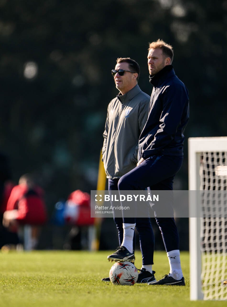 Fotbollschef Daniel Andersson och Top Talent Manager Ola
