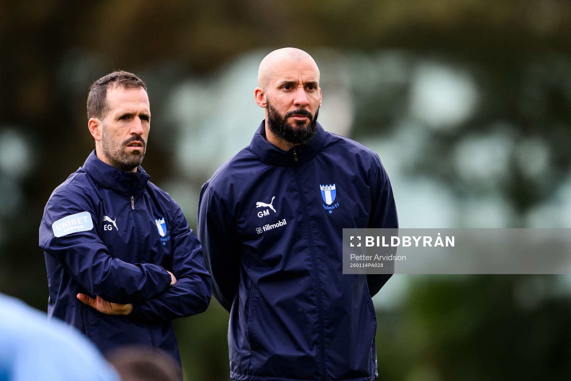 Assisterande tränare Endika Gavina och assisterande