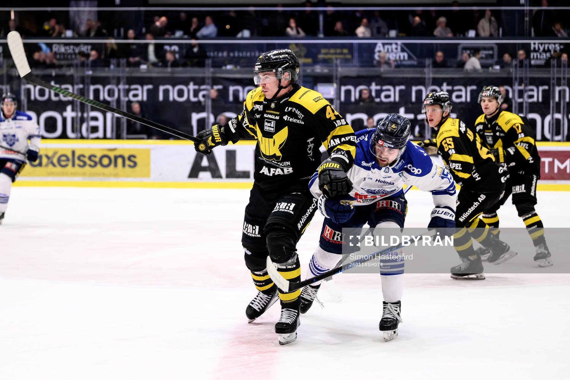 Västerås Oscar Lawner och Karlskogas Gustaf Franzén