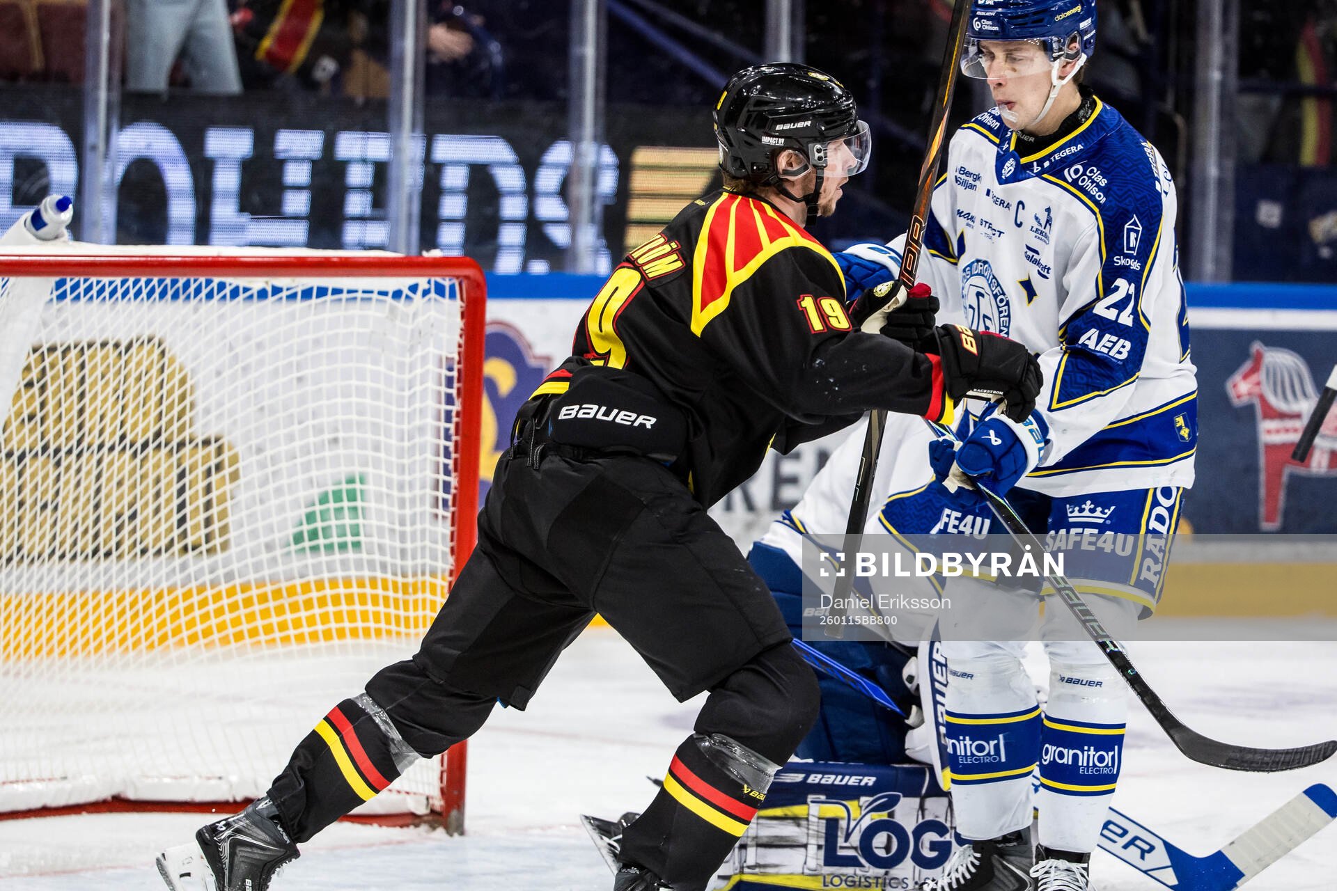 Brynäs Nicklas Bäckström jublar