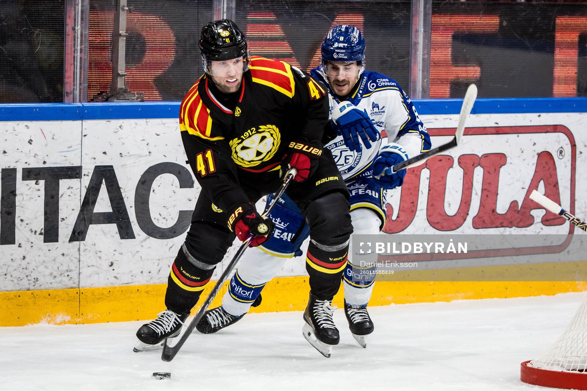 Brynäs Greg Scott och Leksands Matt Caito