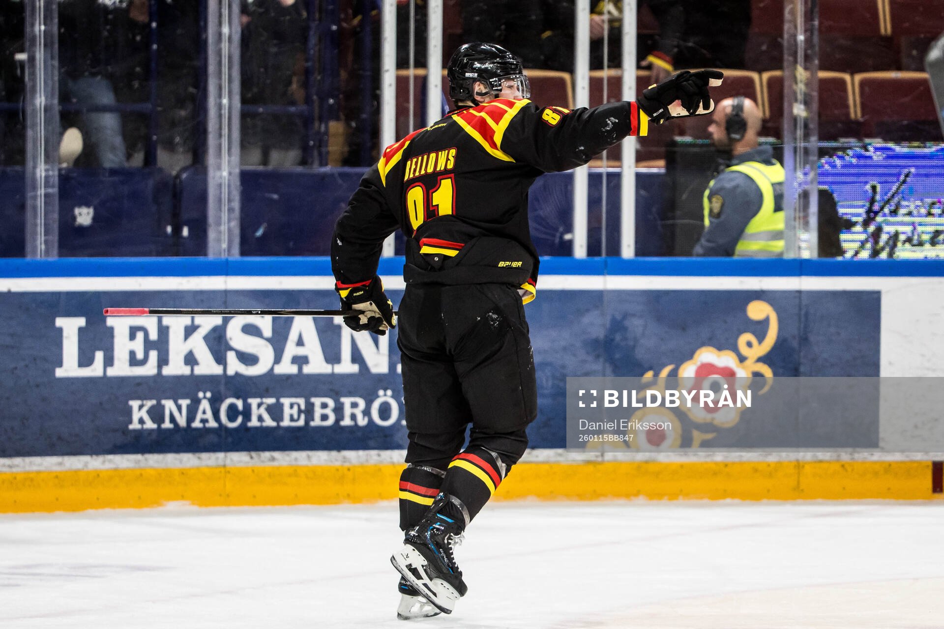 Brynäs Kieffer Bellows jublar