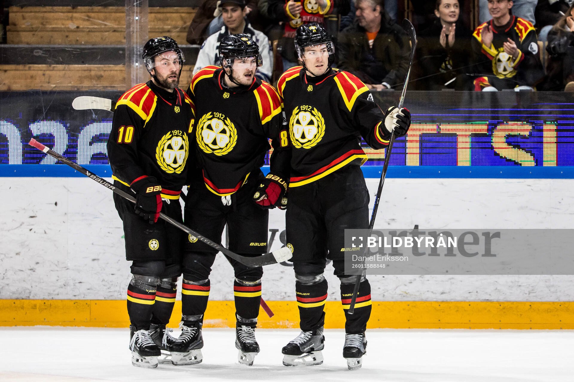 Brynäs Kieffer Bellows, Johan Larsson och Robert Hägg
