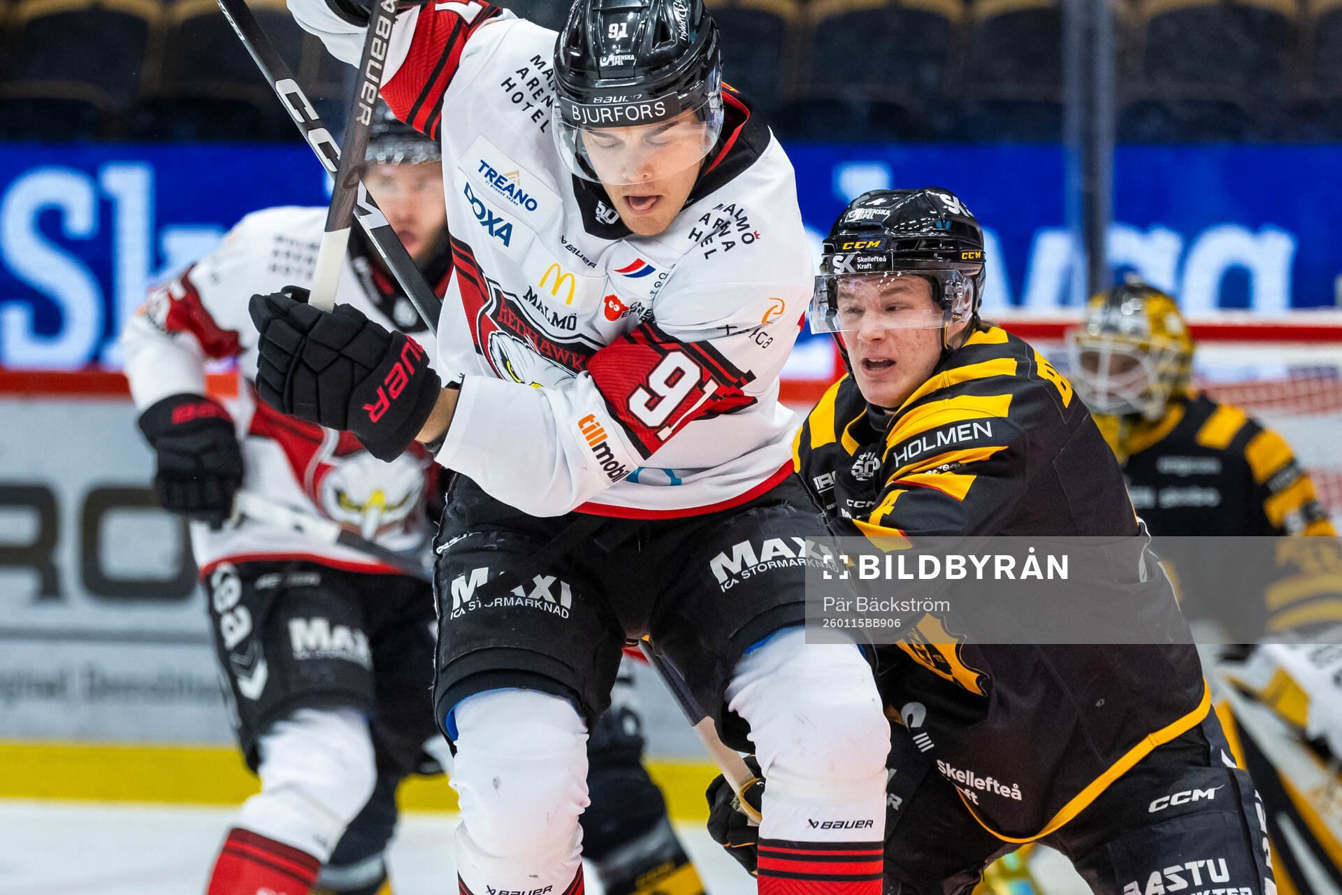 Malmös Axel Sundberg och Skellefteås Rasmus Bergqvist