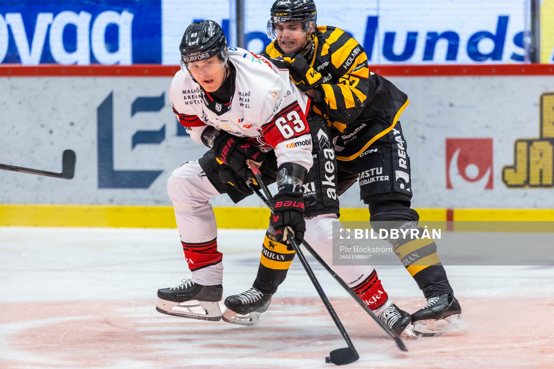 Malmös Fredrik Händemark och Skellefteås Emil Djuse