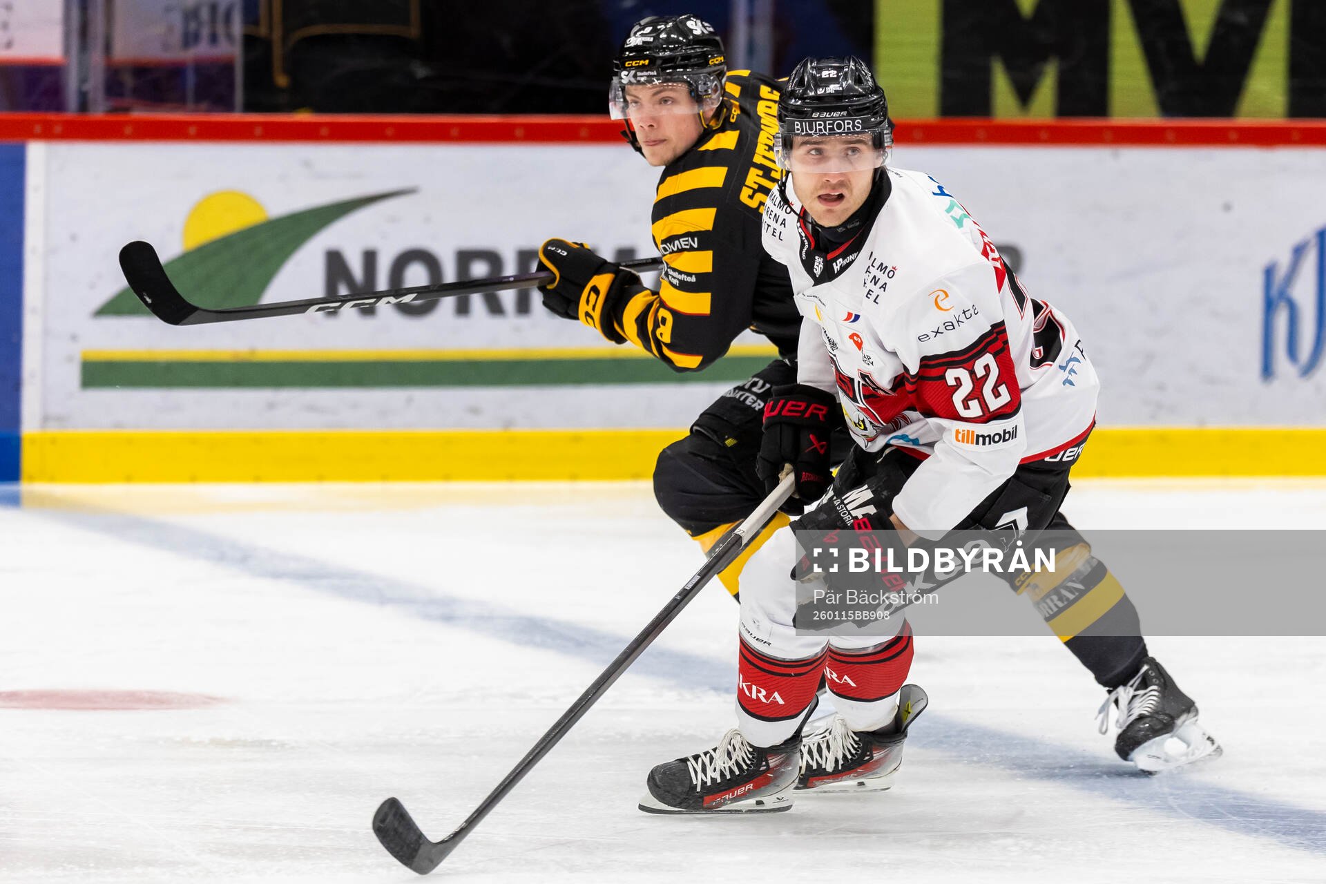 Malmös Janne Kuokkanen och Skellefteås Victor Stjernborg