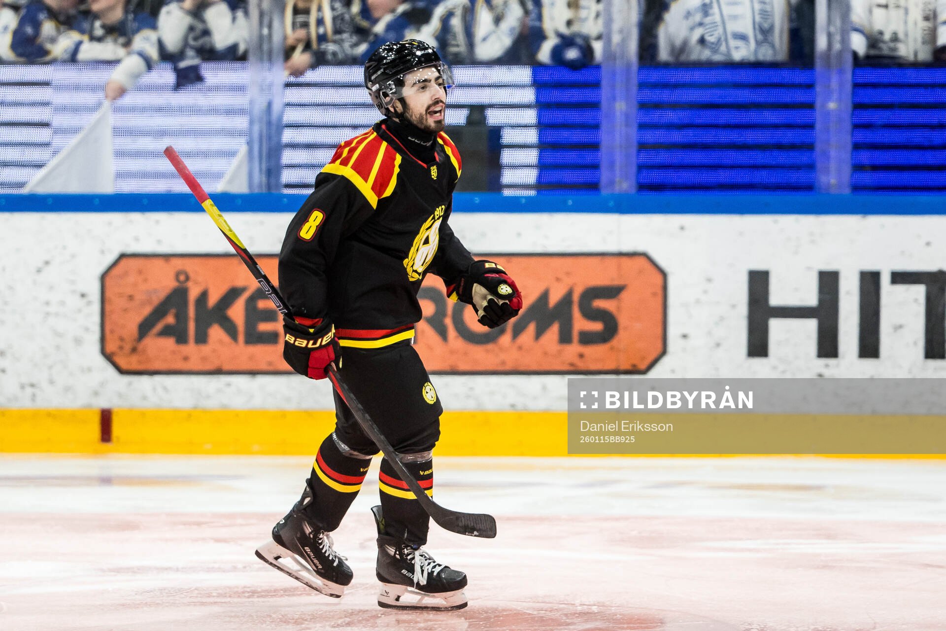 Brynäs Bobby Trivigno jublar