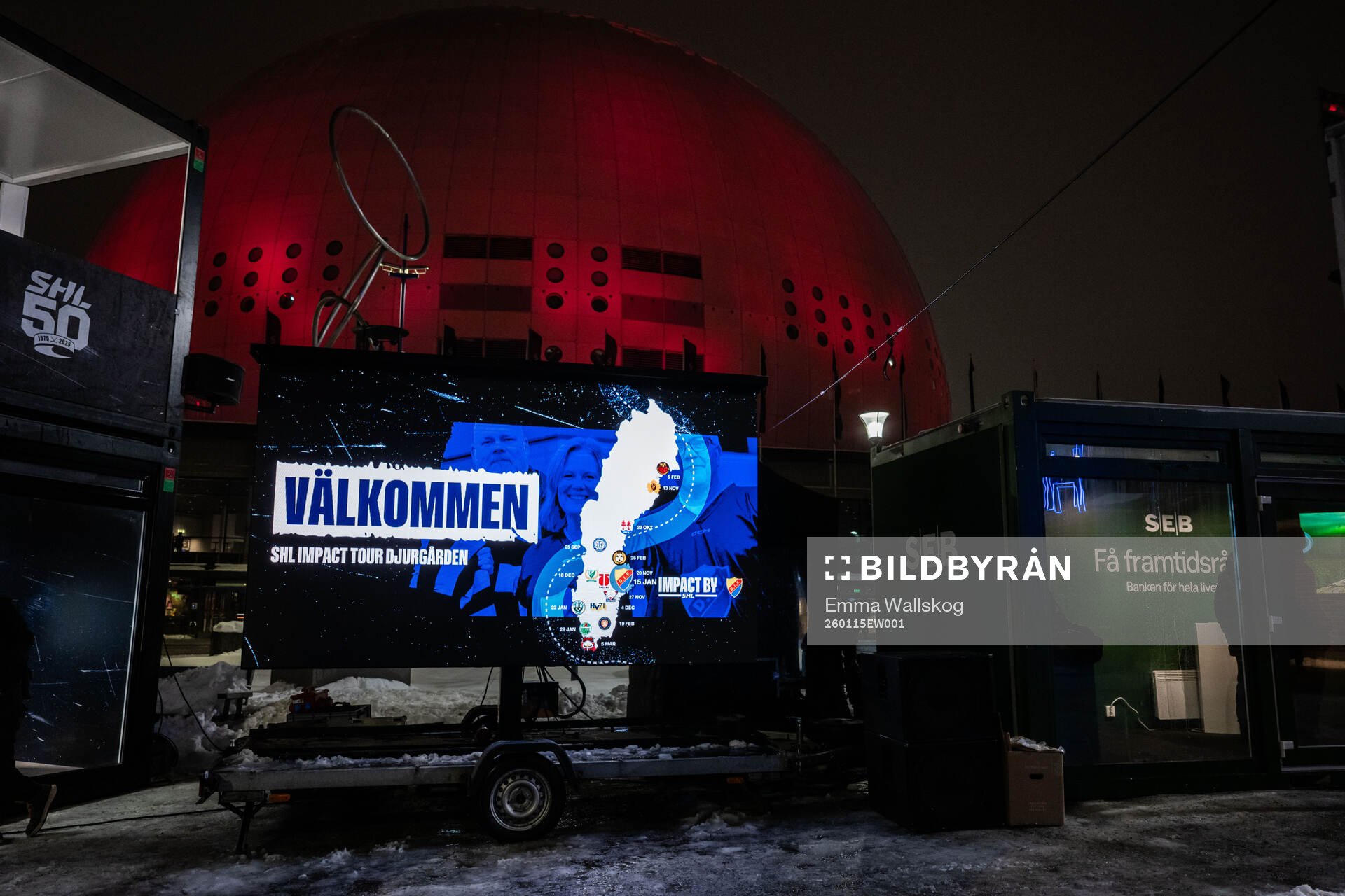 SHL Impact Tour utanför Hovet