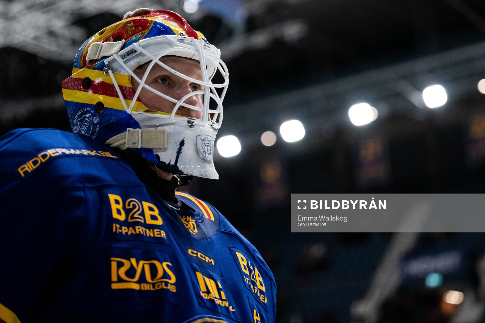 Djurgårdens målvakt Daniel Marmenlind