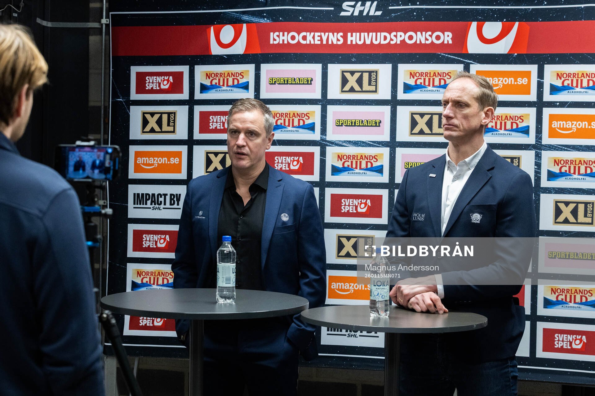 Rögles tränare Dan Tangnes och Linköpings tränare