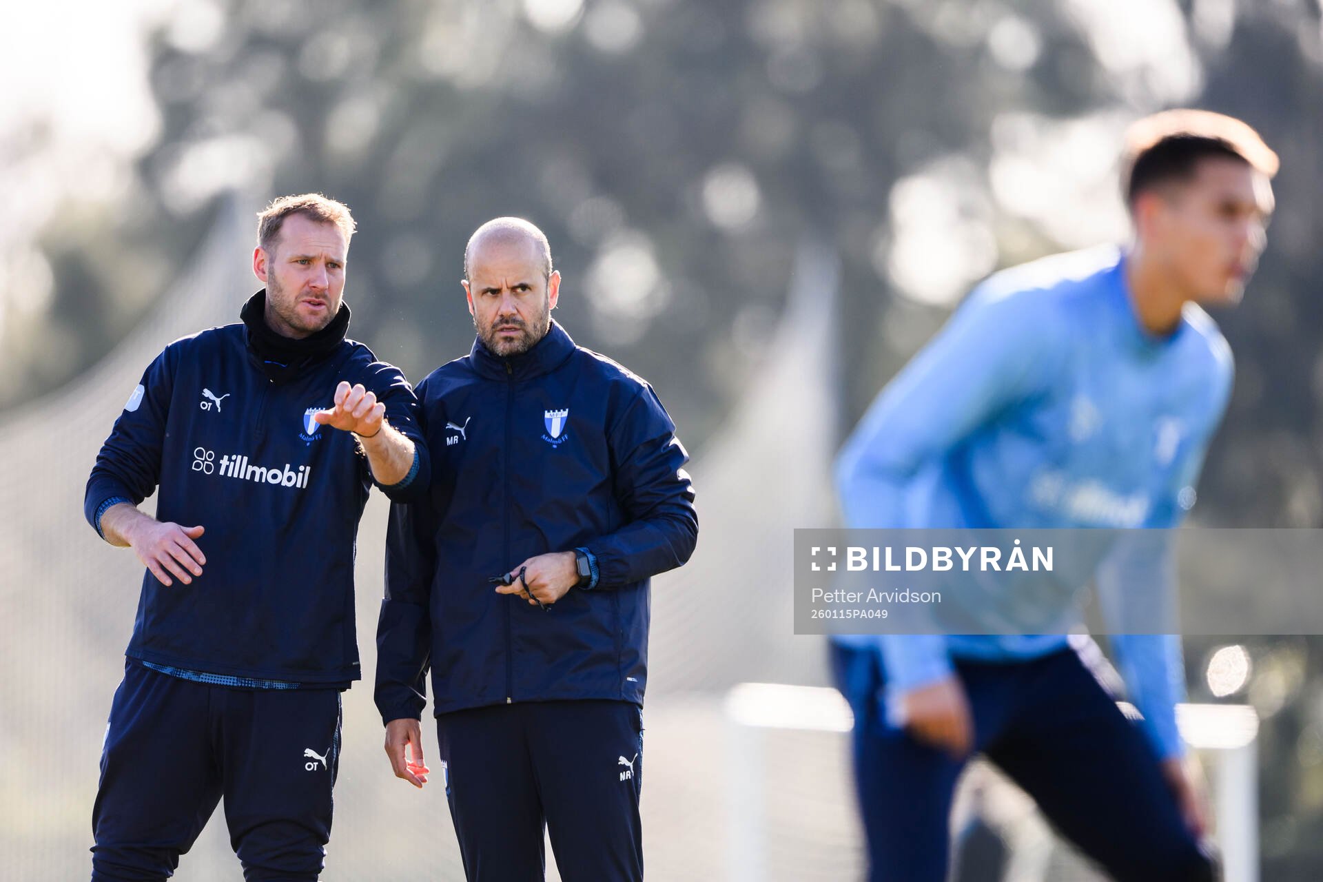 Top Talent Manager Ola Toivonen och huvudtränare Miguel