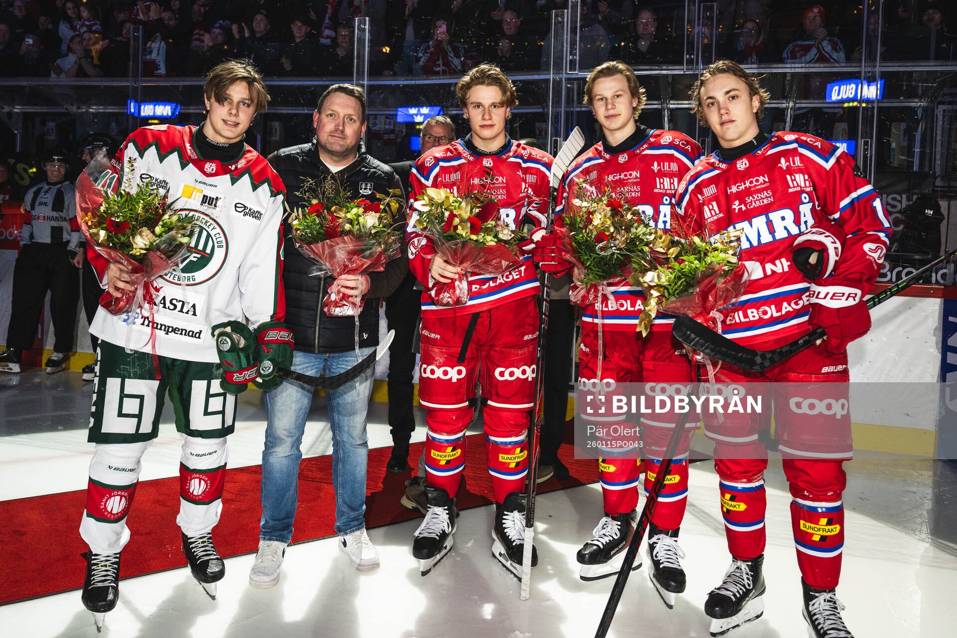 Frölundas Ivar Stenberg och Timrås Eddie Genborg Linus
