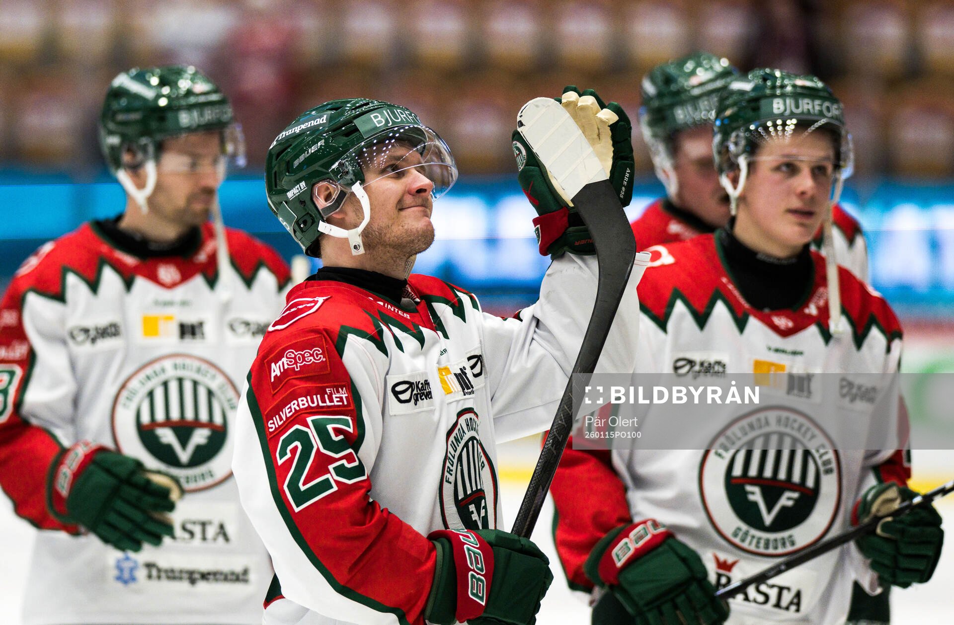 Frölundas Arttu Ruotsalainen jublar