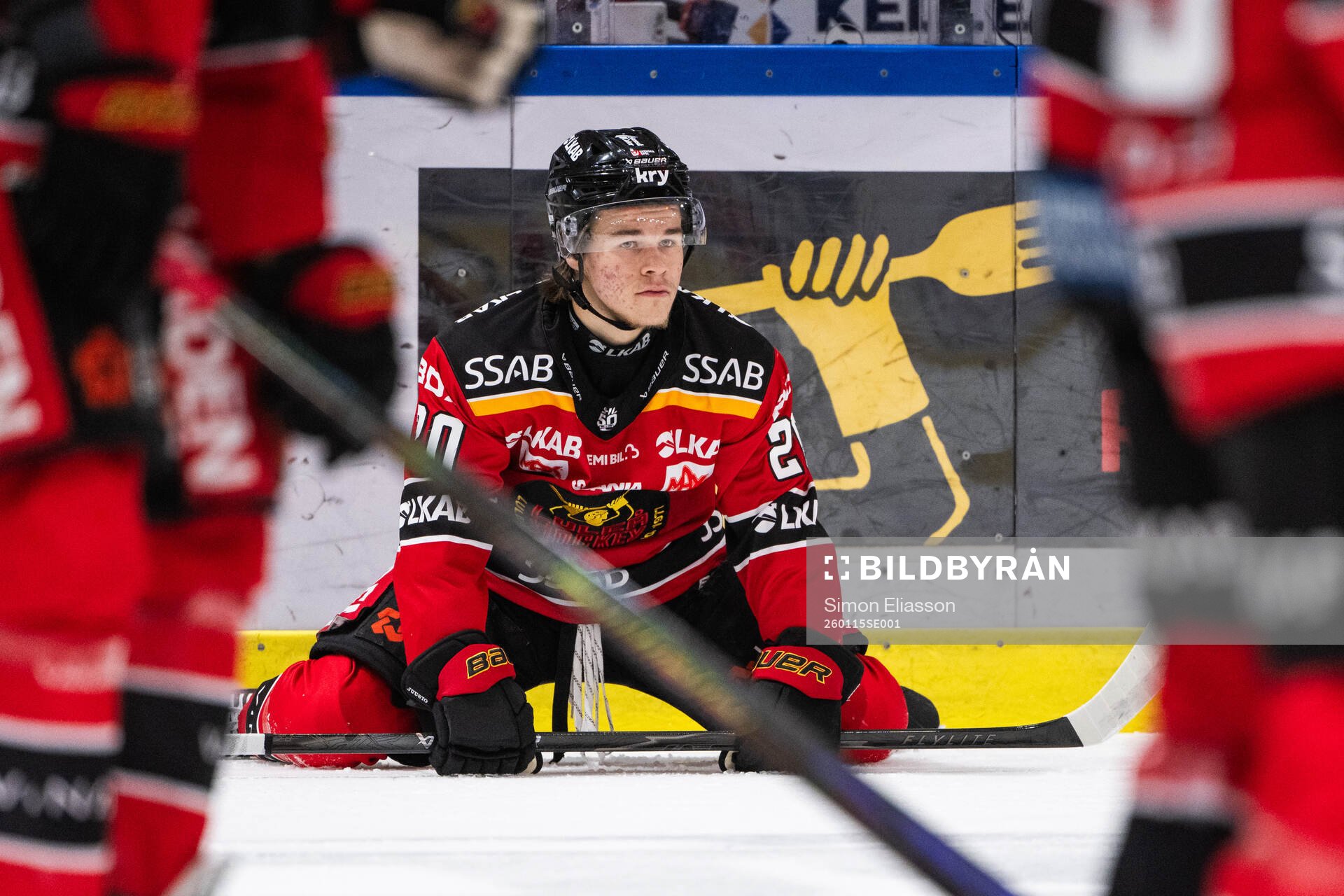 Luleås Casper Juustovaara Karlsson