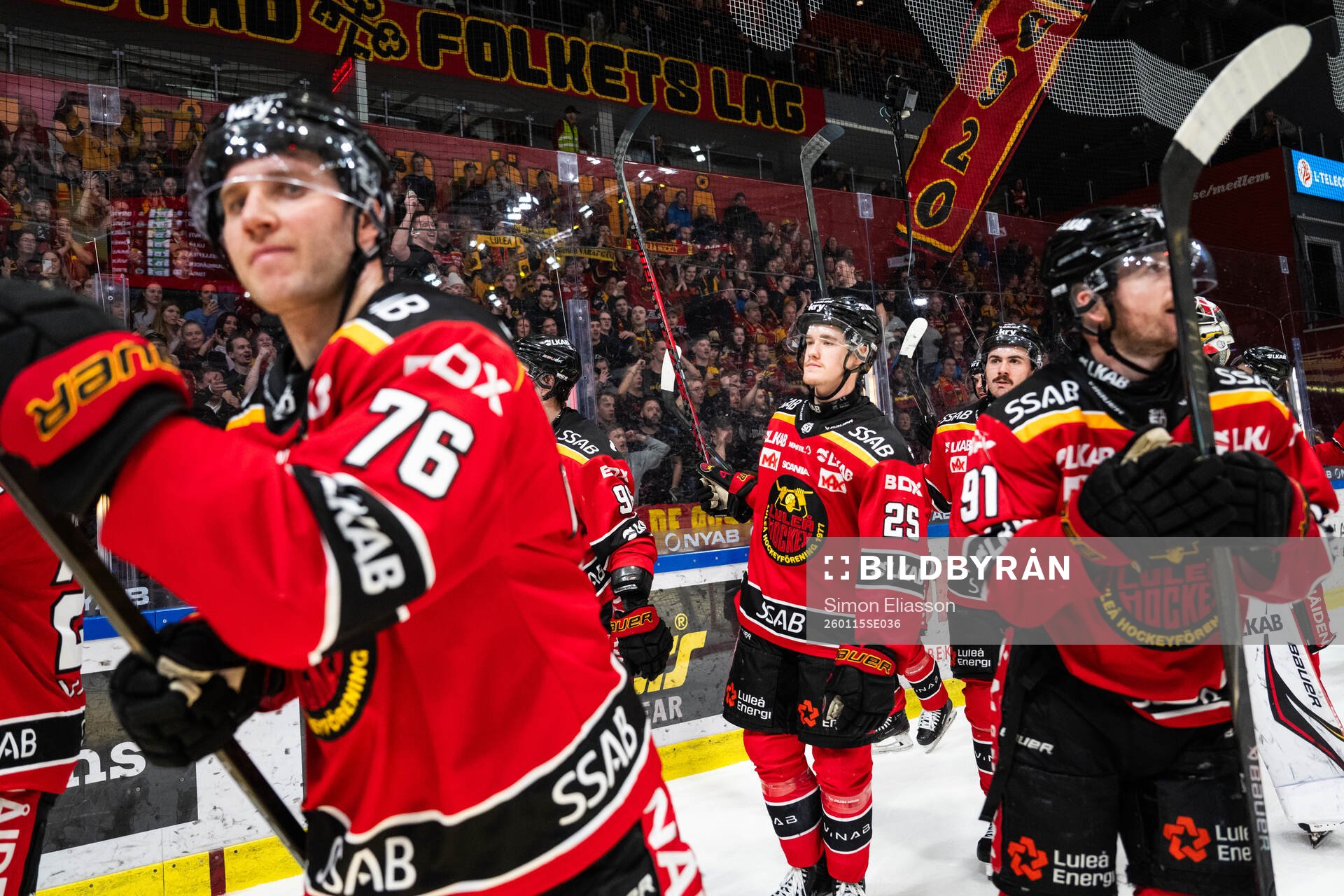 Luleås Filip Eriksson jublar