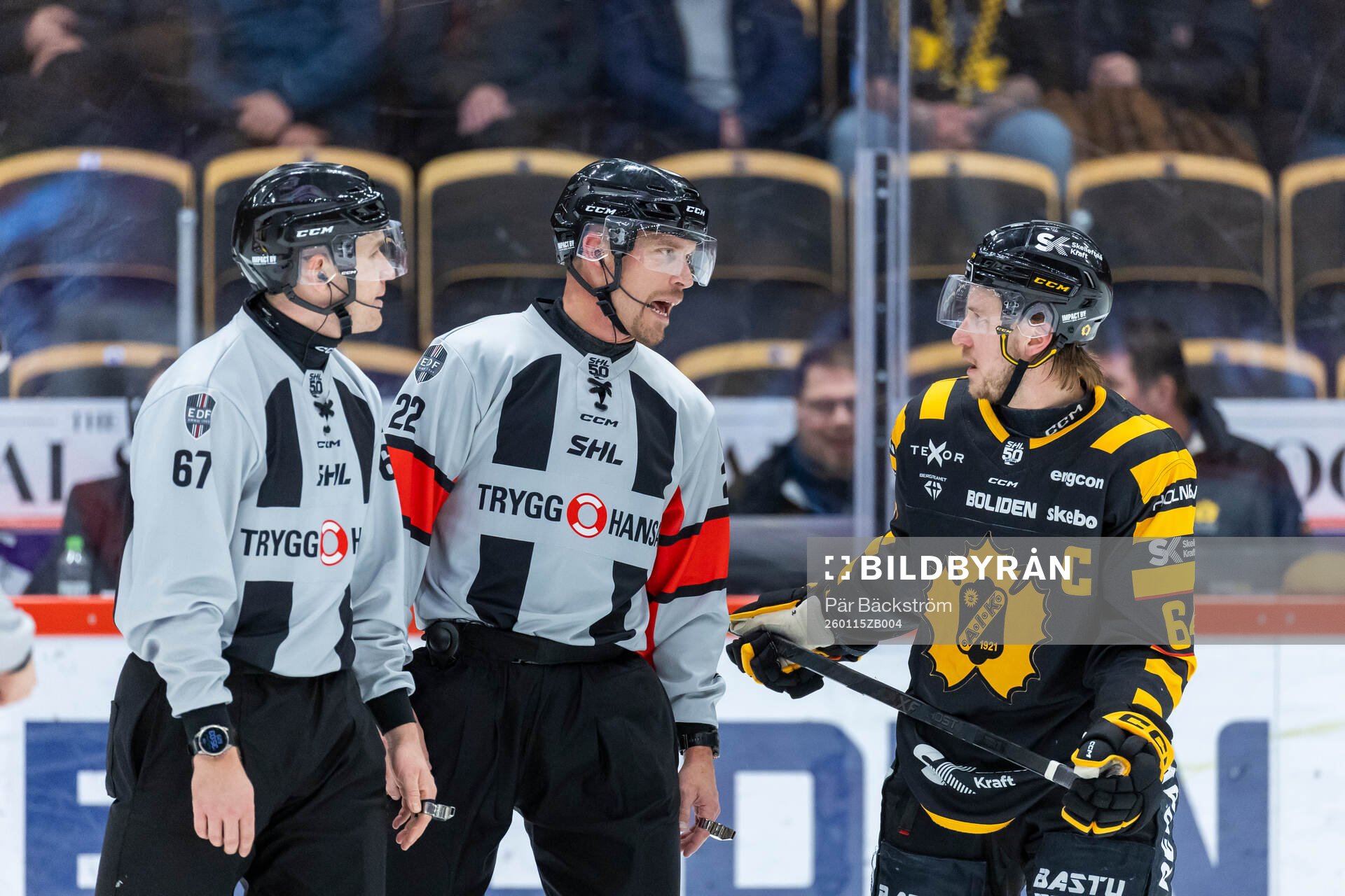 Domare Andreas Harnebring och Jonathan Pudas