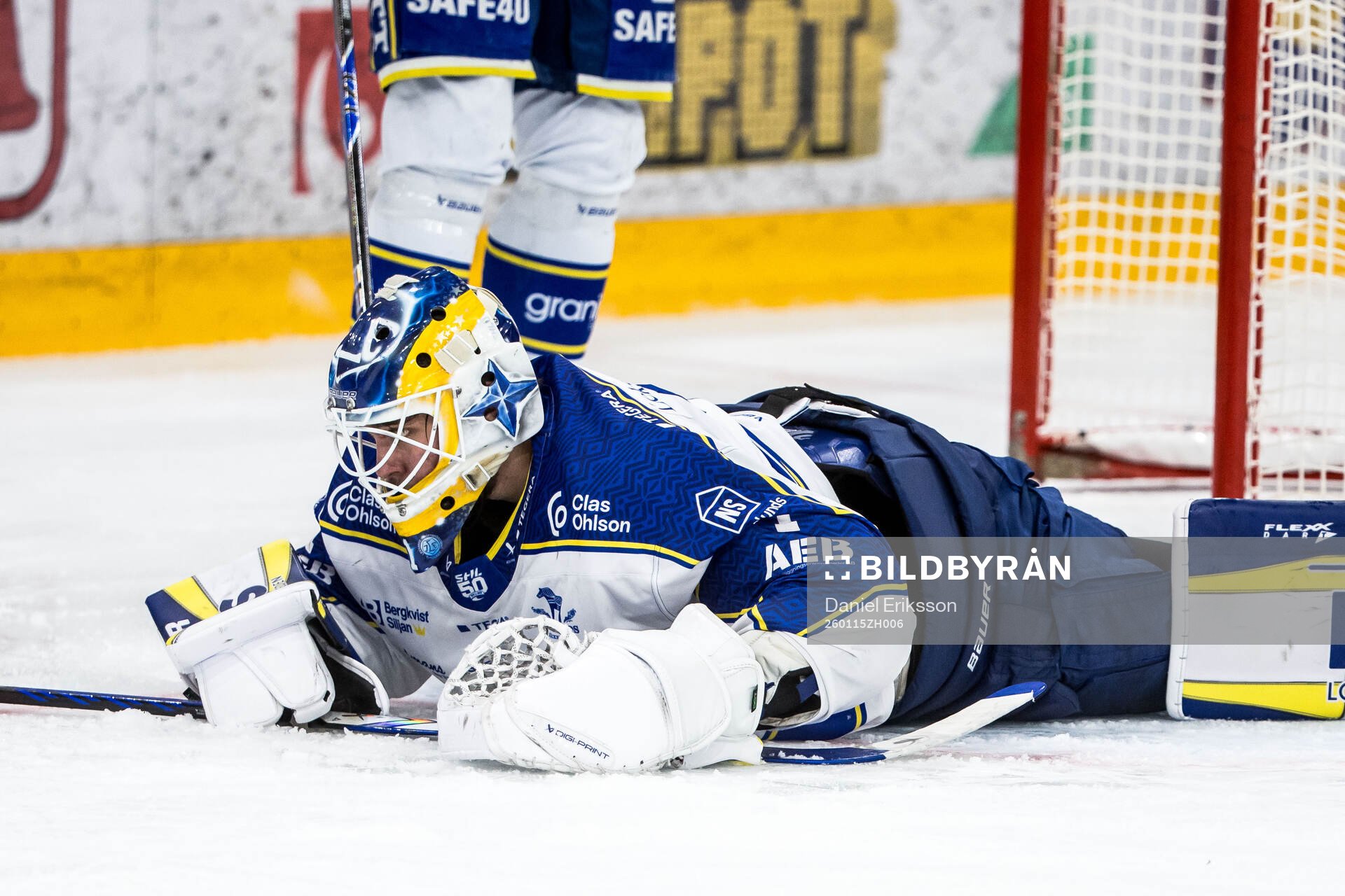 Leksands målvakt Marcus Gidlöf