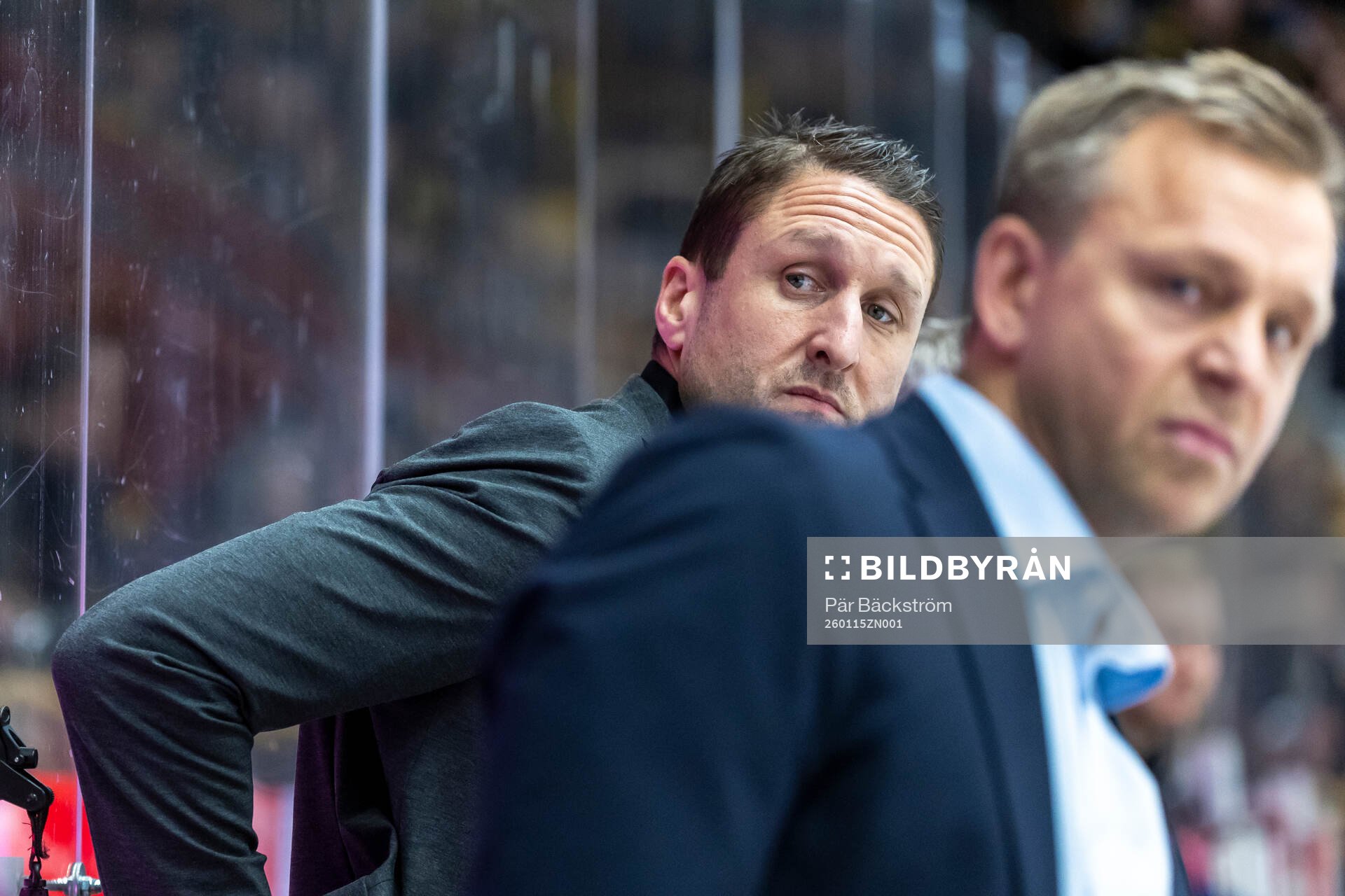 Malmös tränare Tomas Kollar och Bert Robertsson