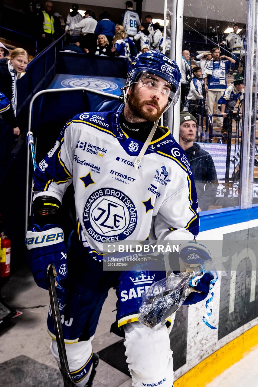 Leksands Nolan Stevens utsedd till matchens krigare