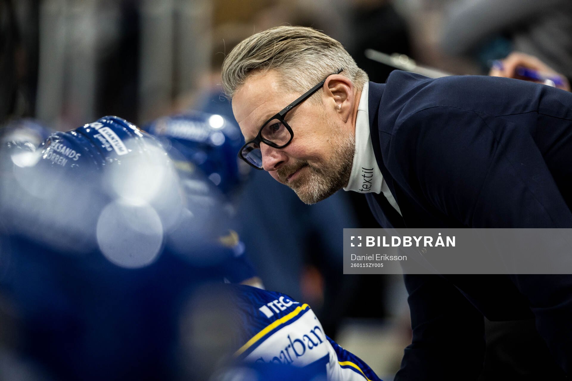Leksands tränare Johan Hedberg