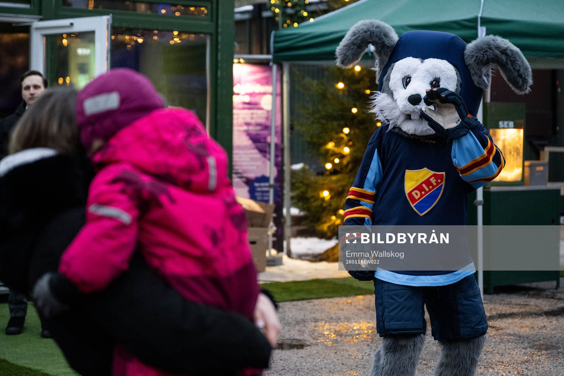 Djurgårdens maskot Järnkaninen