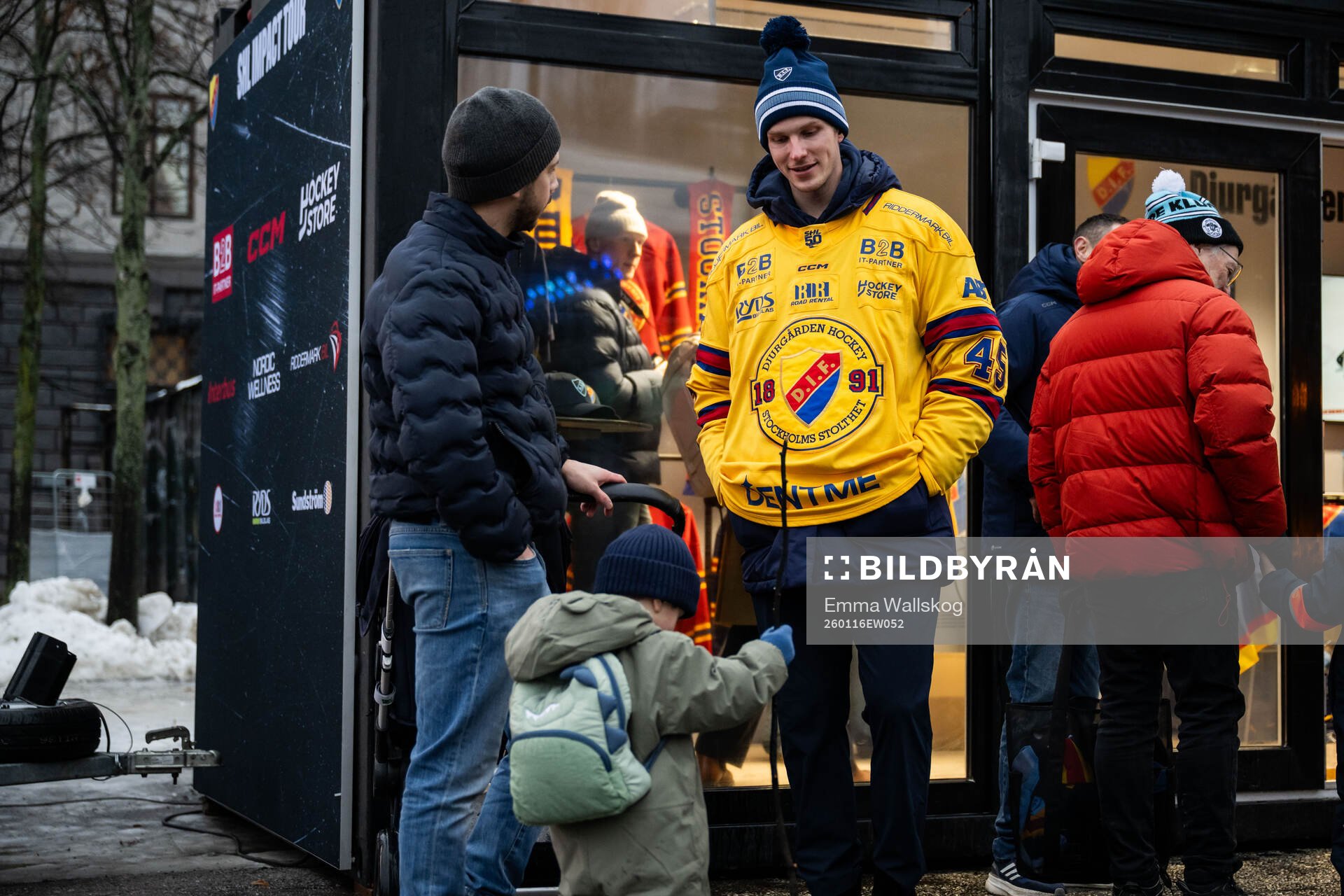 Djurgårdens Hugo Blixt med deltagare
