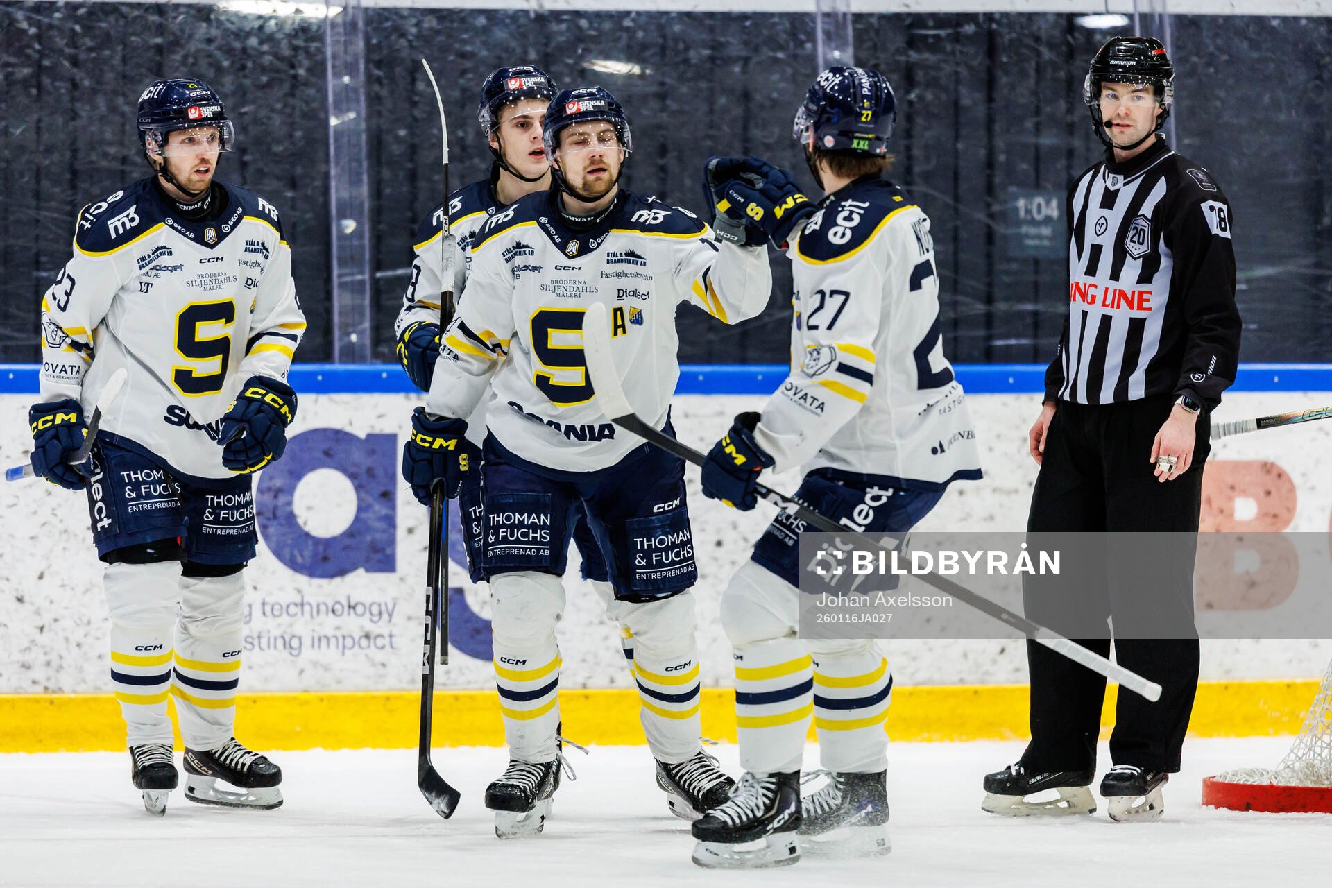 Södertäljes Hampus Harlestam jublar