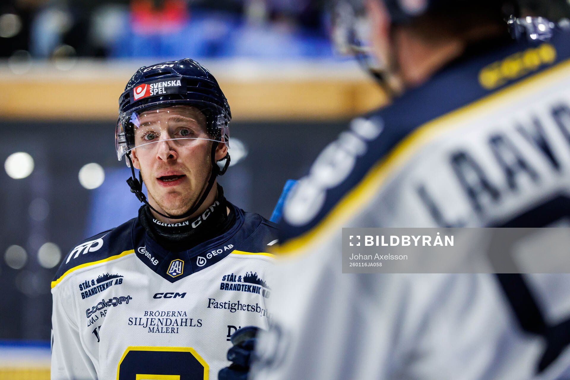 Södertäljes Carter Ashton jublar