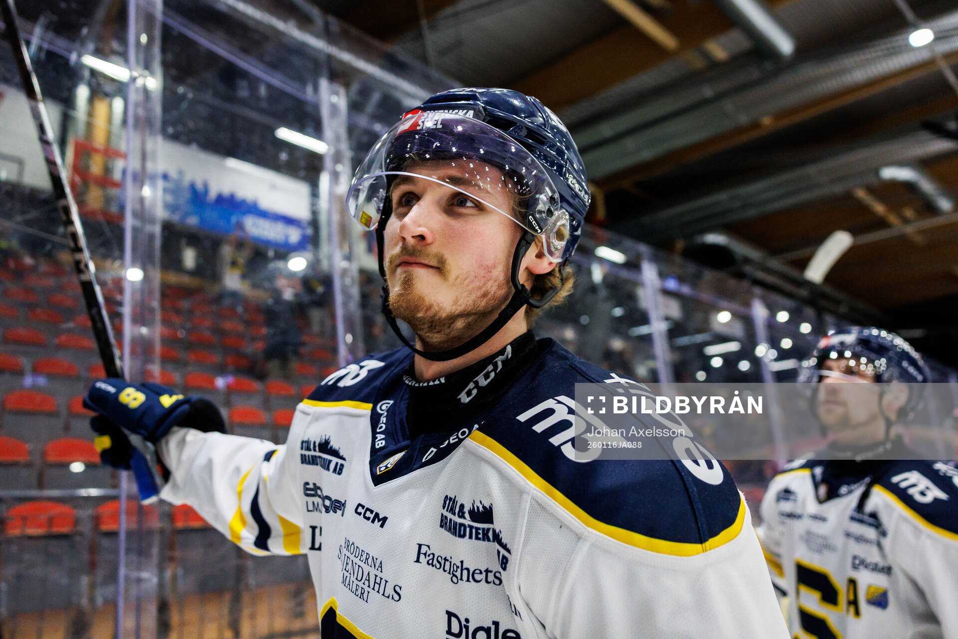 Södertäljes William Wiå jublar