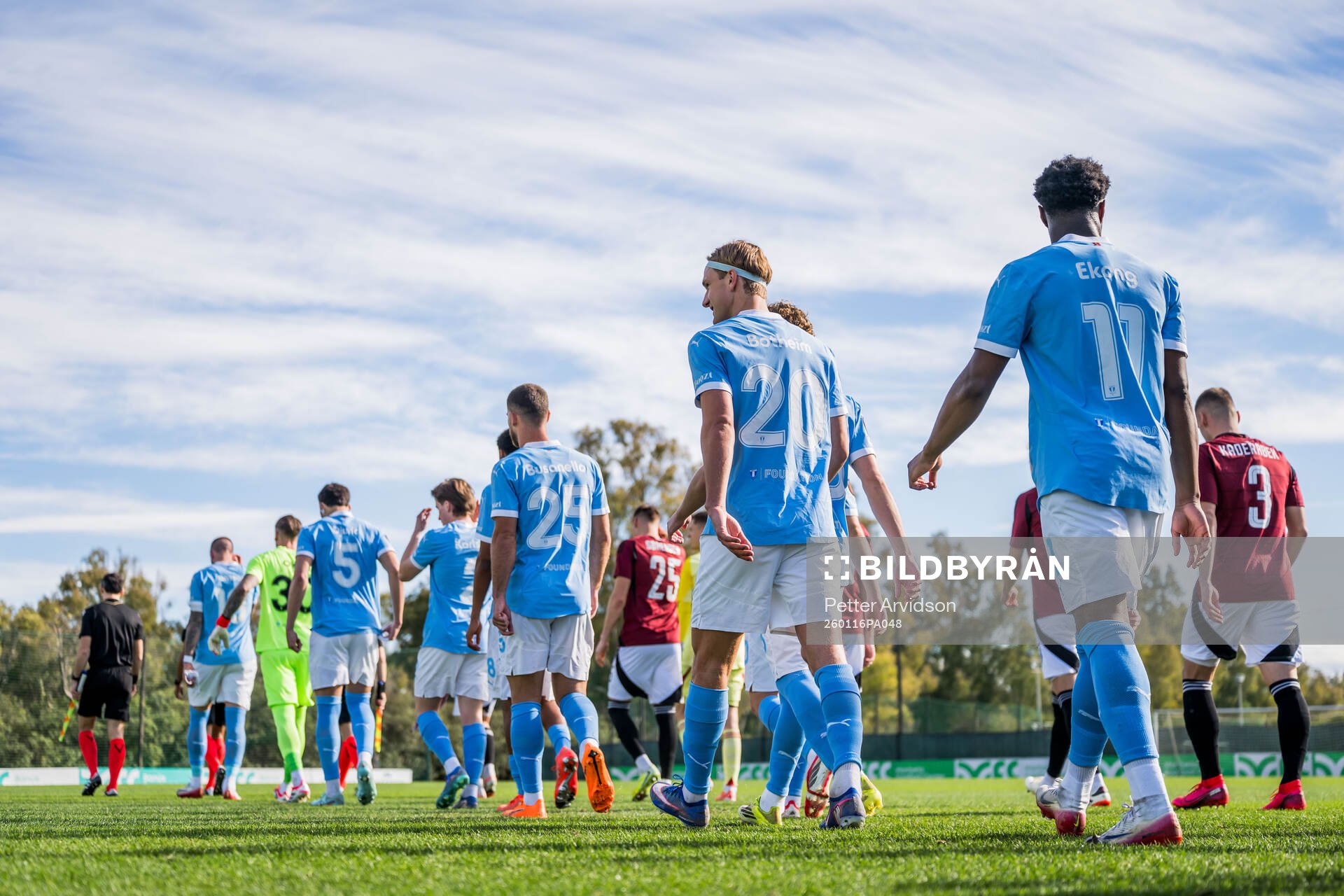 Erik Botheim and Emmanuel Ekong of Malmö FF