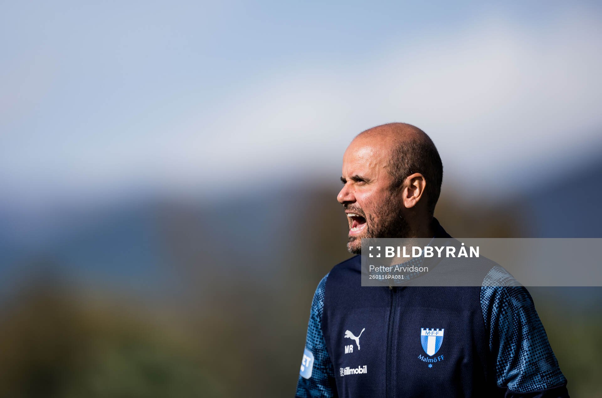 Head coach Miguel Angel Ramirez of Malmö FF