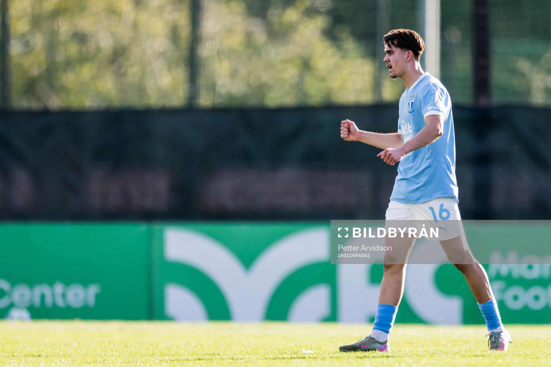 Vicente Ponnert Hidalgo of Malmö FF celebrates