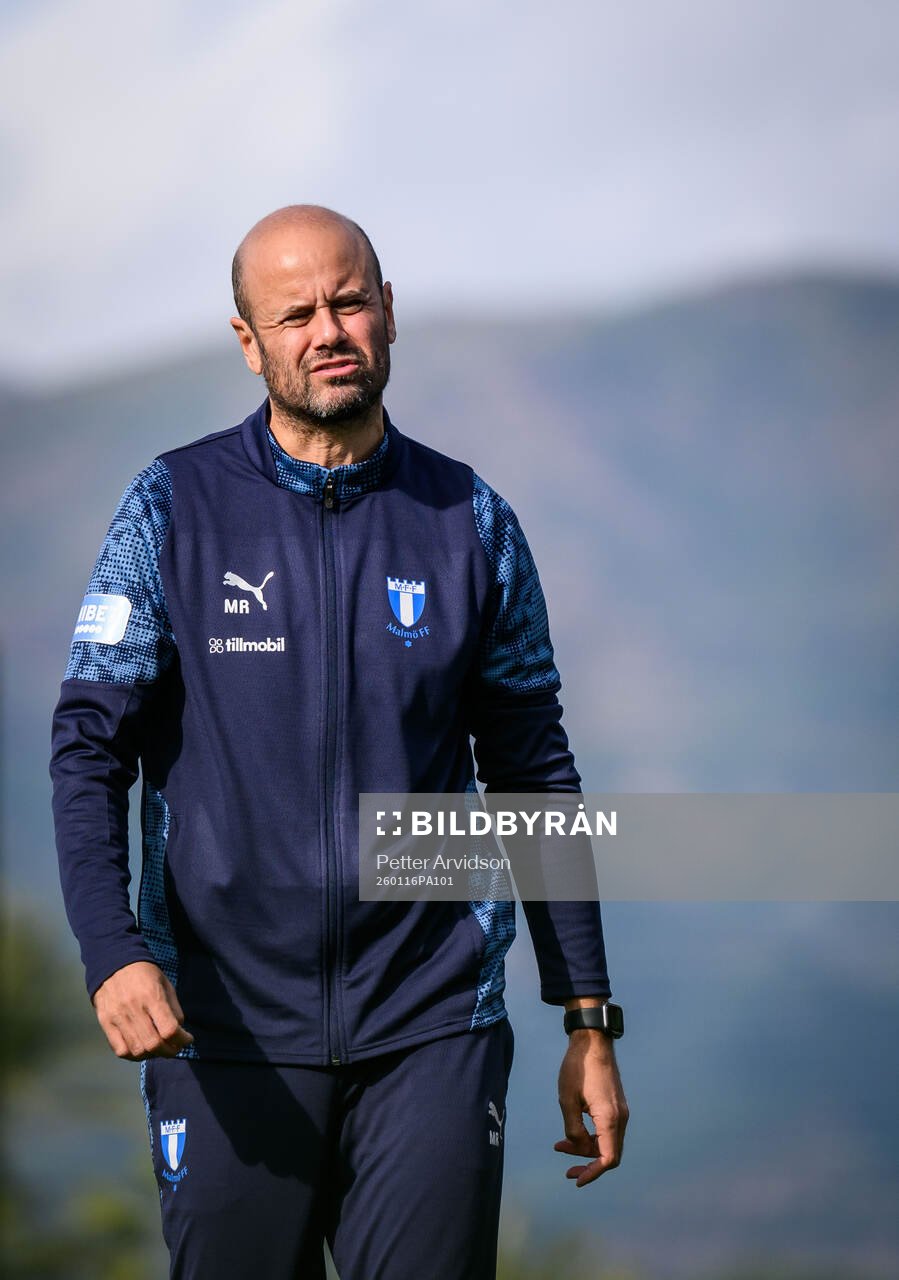 Head coach Miguel Angel Ramirez of Malmö FF