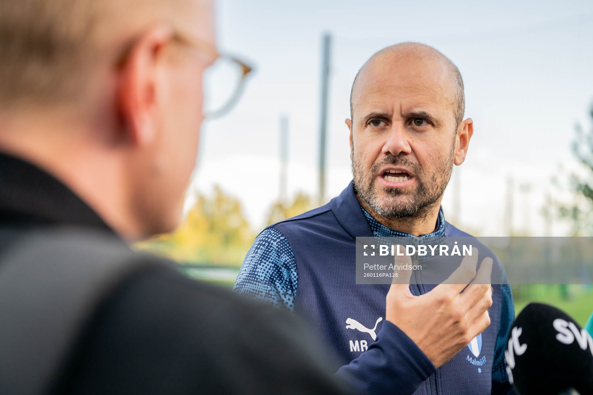 Head coach Miguel Angel Ramirez of Malmö FF is being