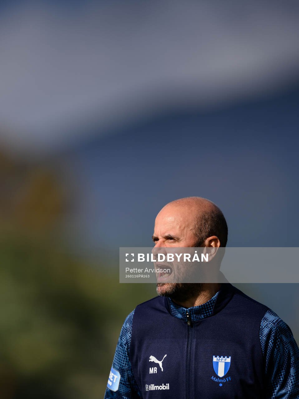Head coach Miguel Angel Ramirez of Malmö FF