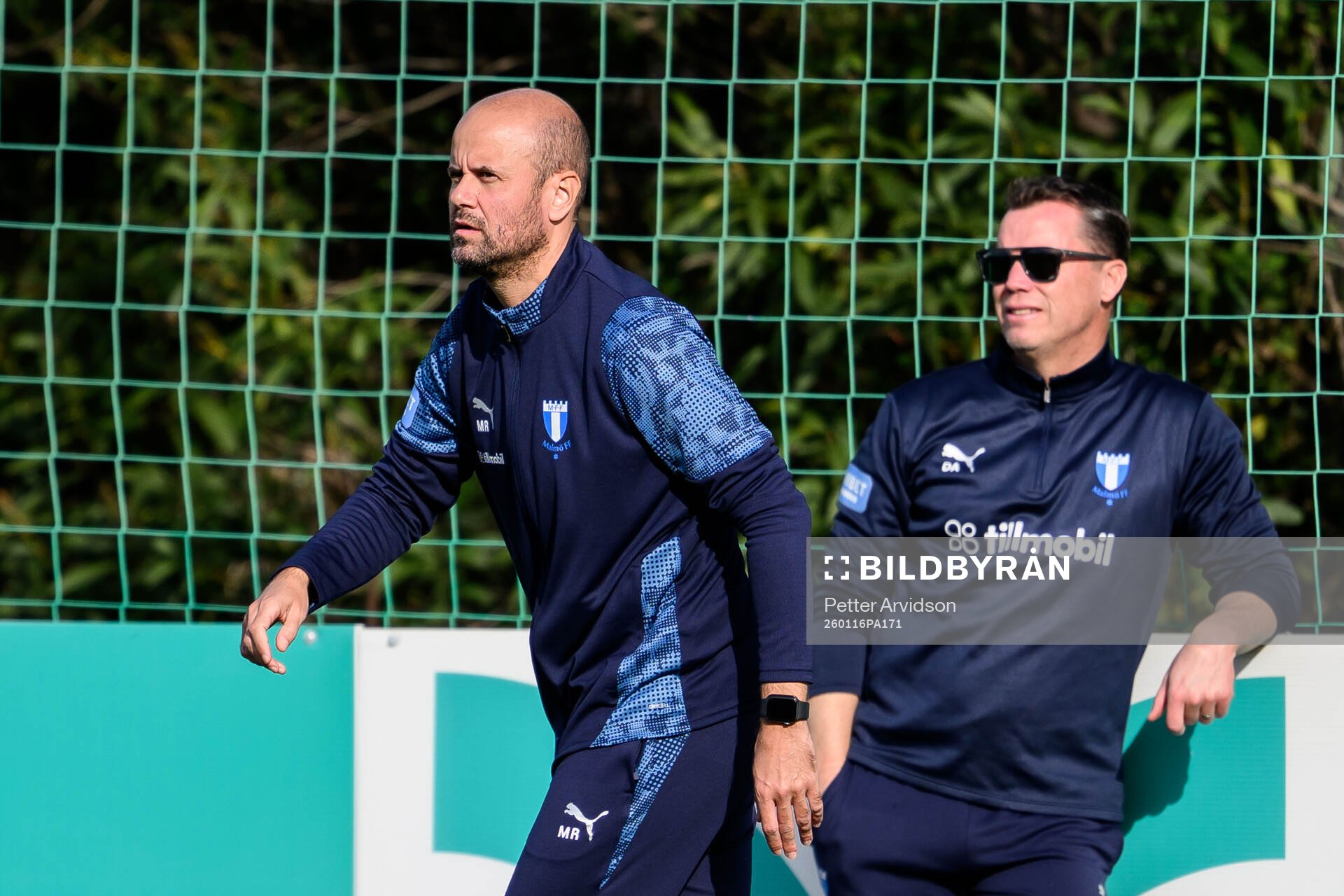 Head coach Miguel Angel Ramirez and head of football Daniel