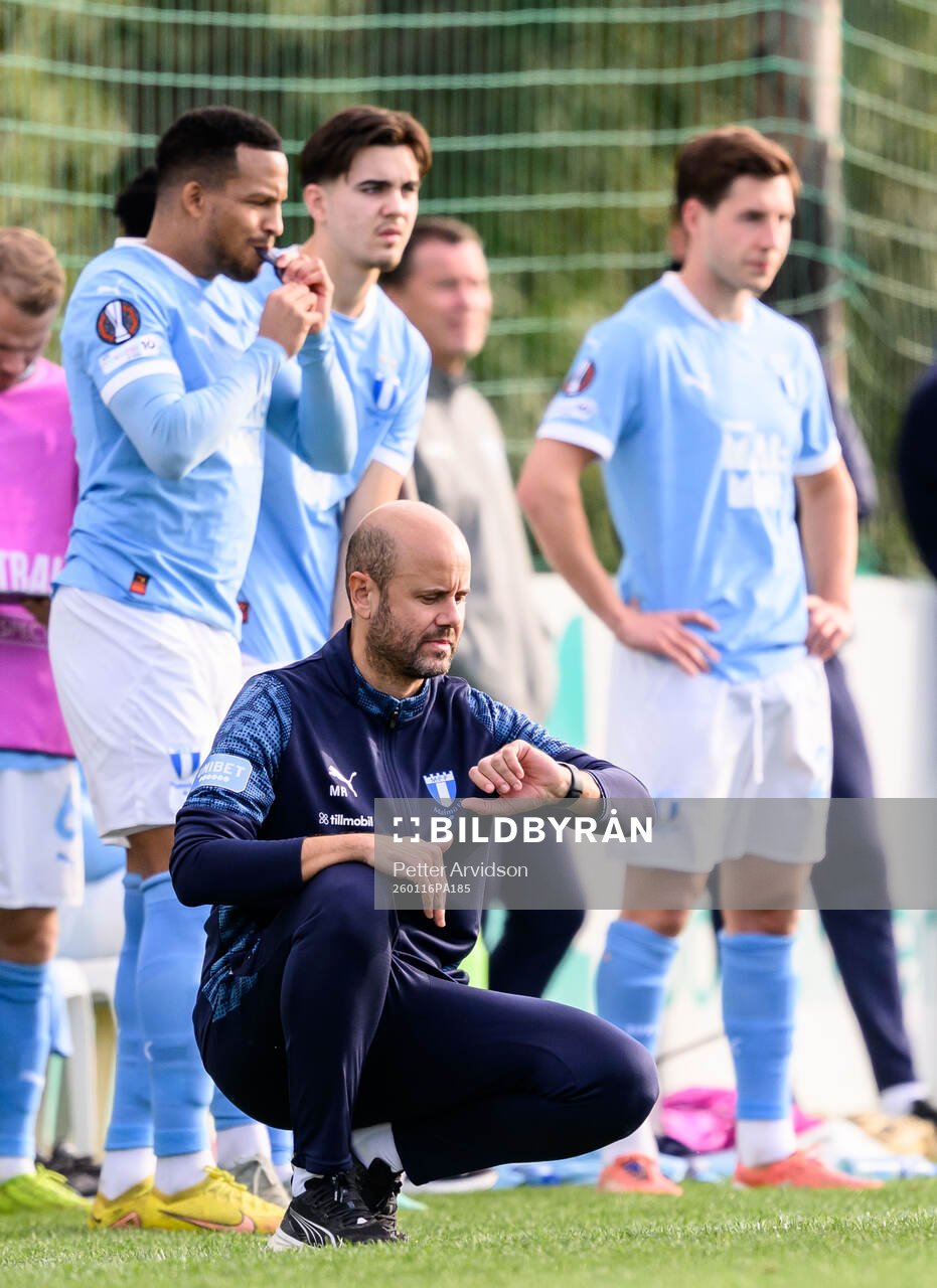 Head coach Miguel Angel Ramirez of Malmö FF