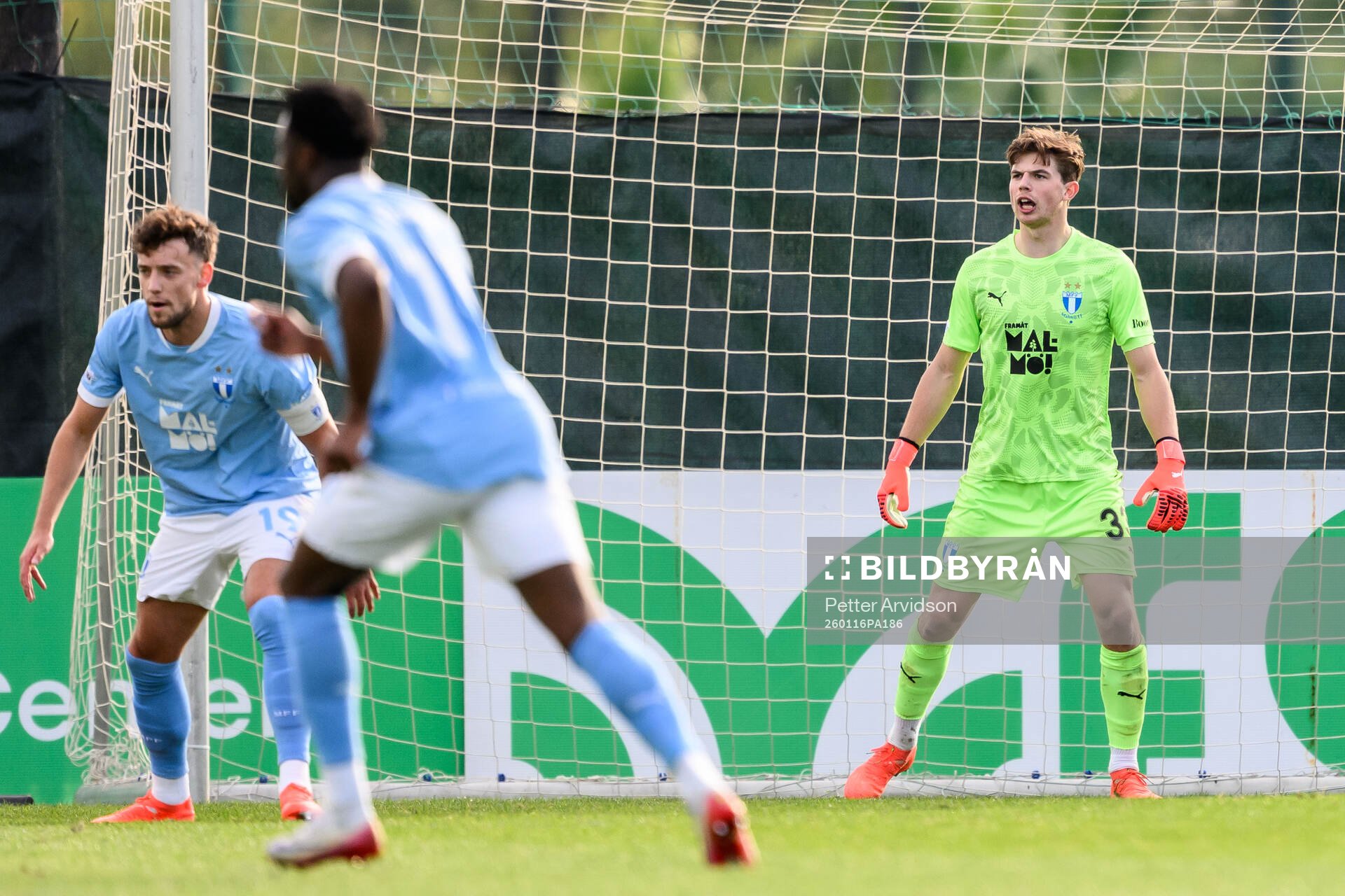 Goalkeeper Melker Ellborg of Malmö FF