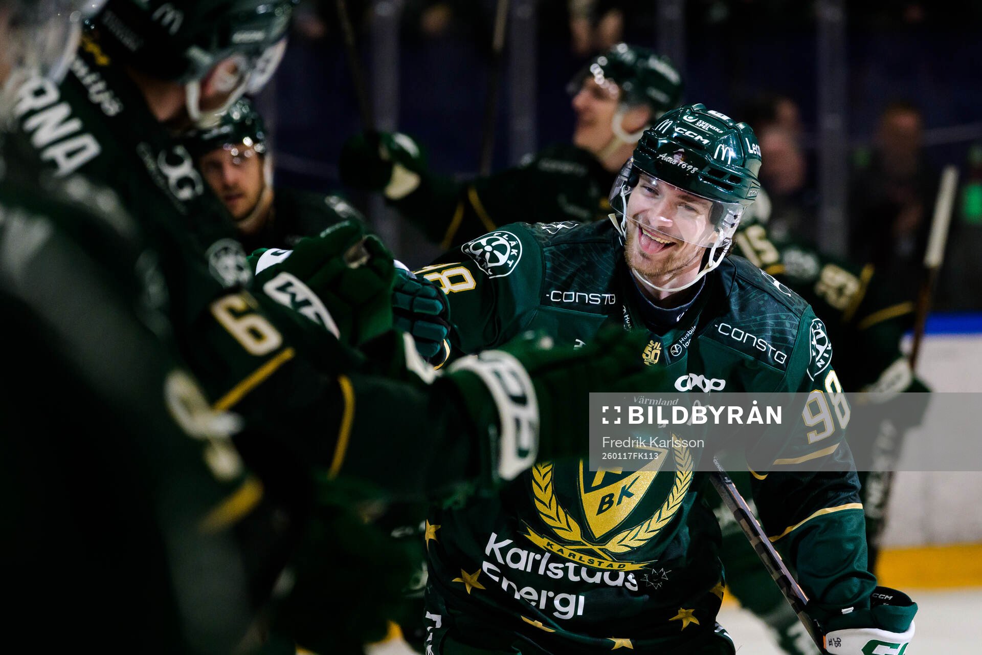 Färjestads Marian Studenic jublar