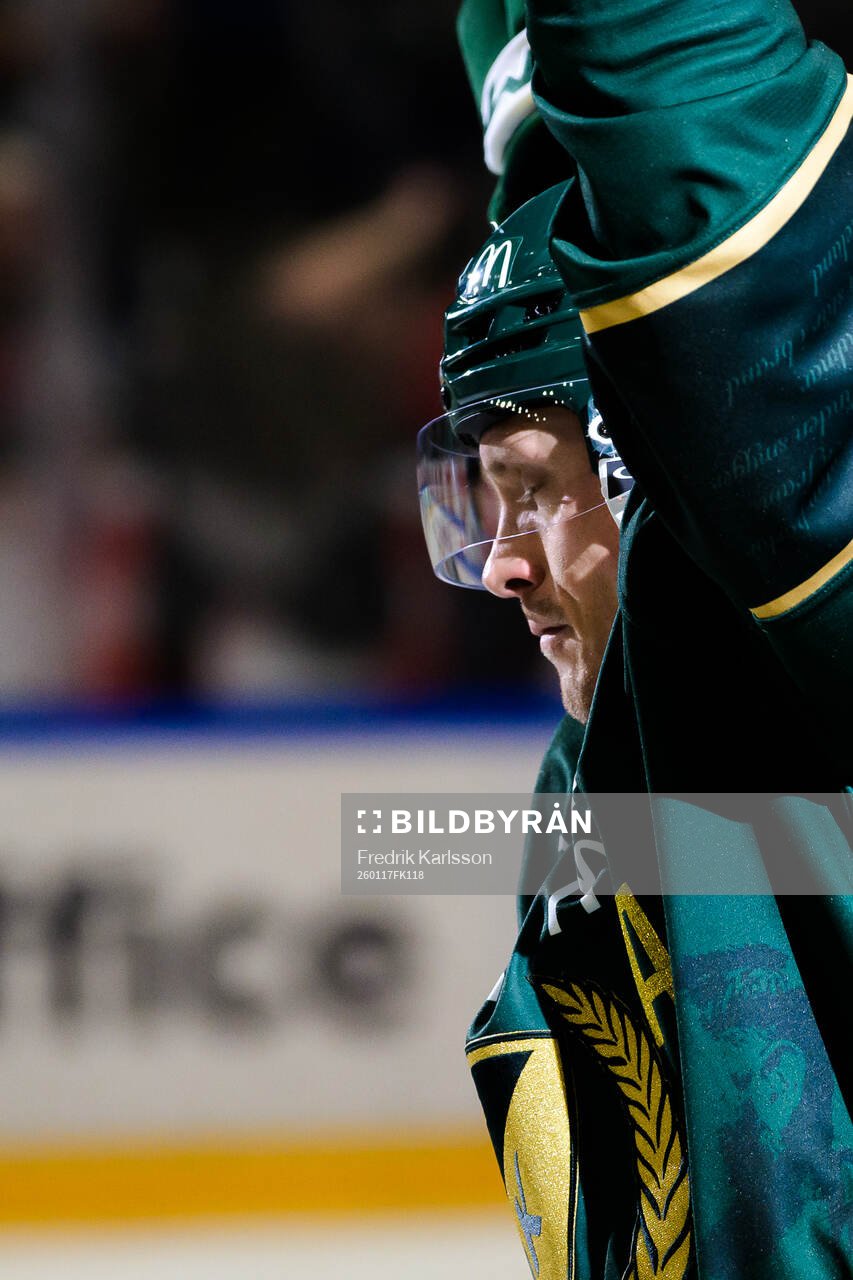 Färjestads Magnus Nygren jublar