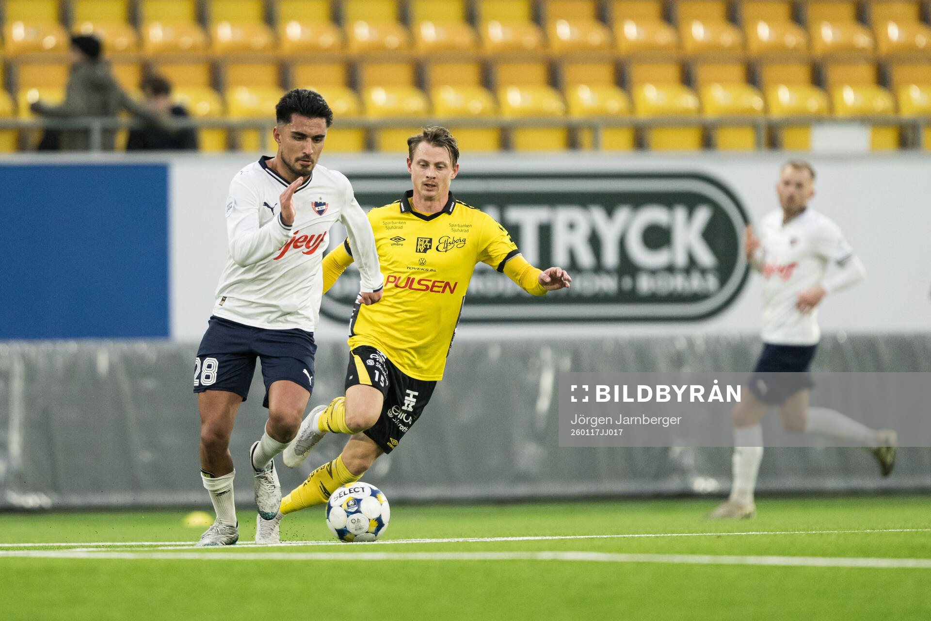 B.93s Roni Arabaci och Elfsborgs Simon Hedlund