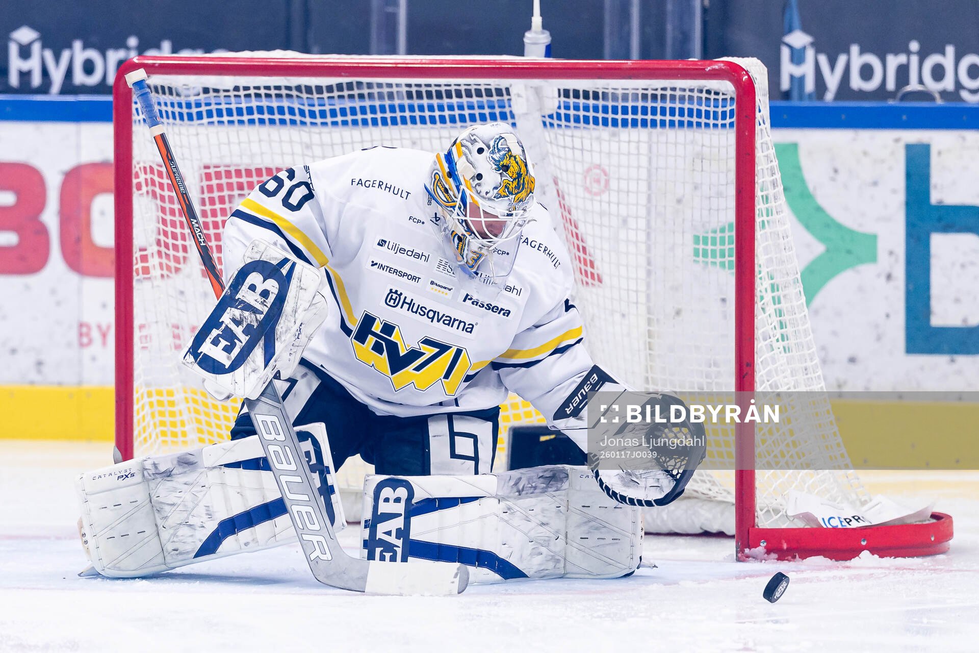 HV71s målvakt Felix Sandström