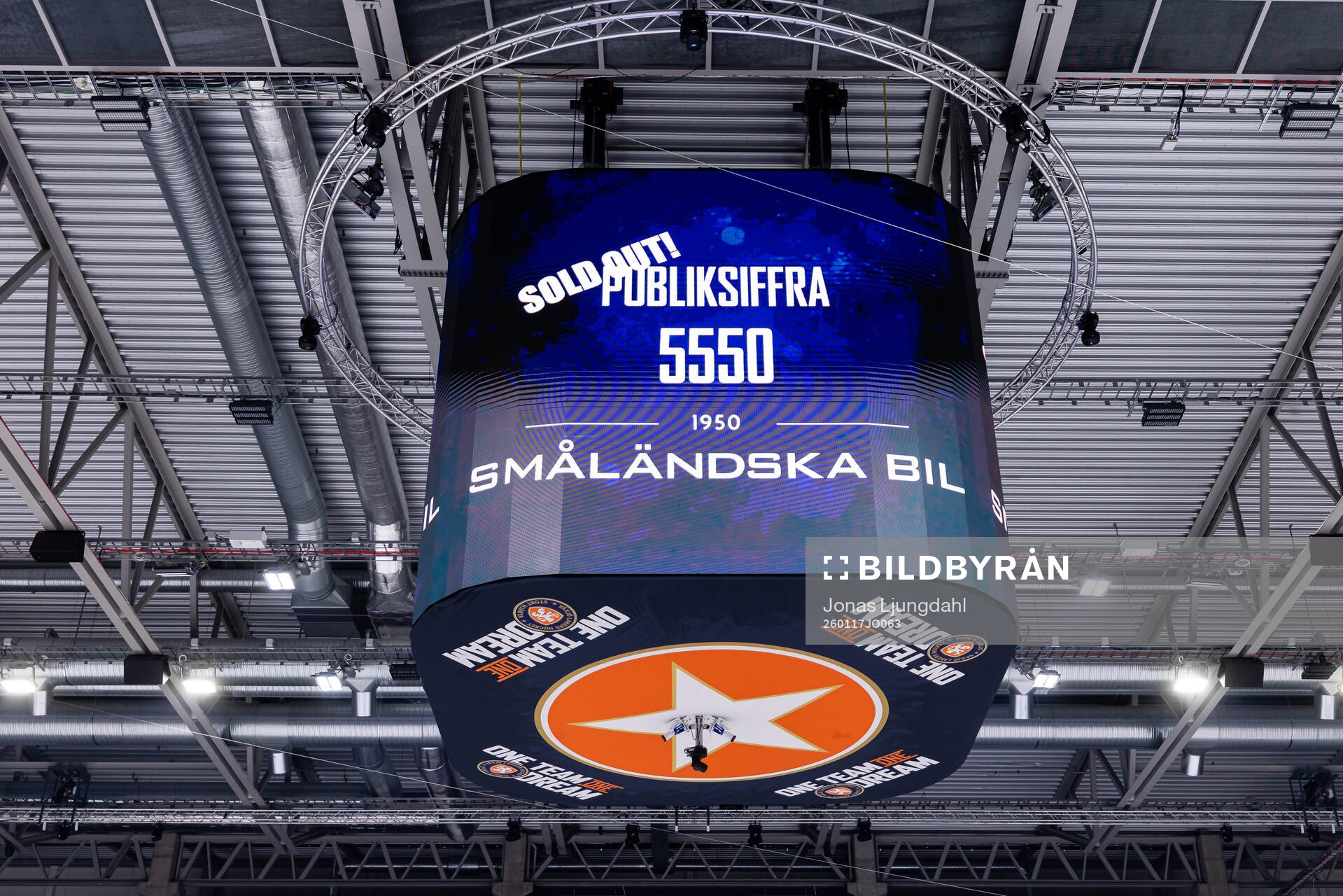 under ishockeymatchen i SHL mellan Växjö och HV71