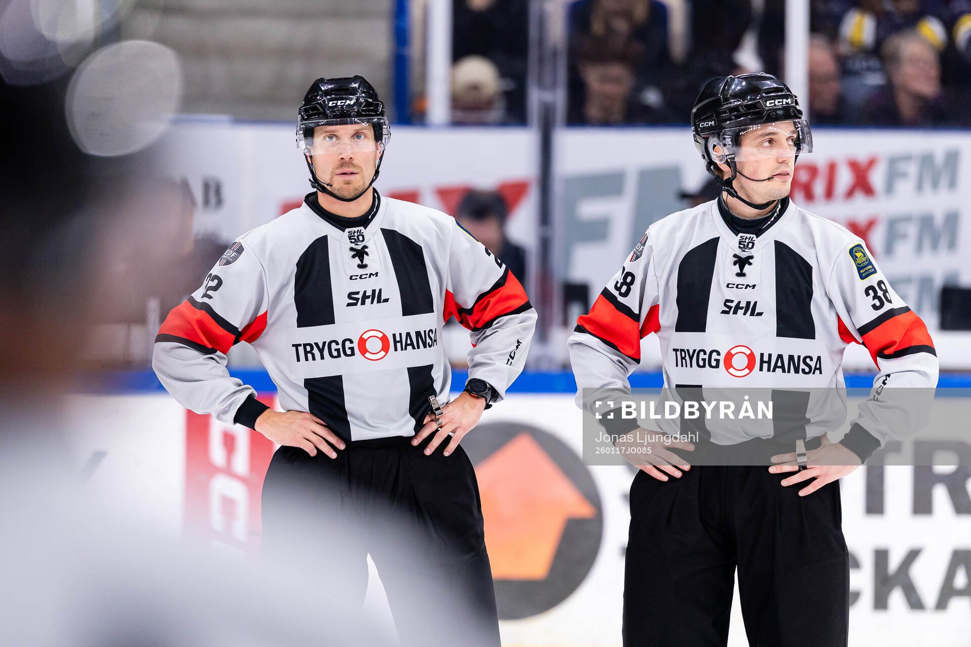 domare Andreas Harnebring och Domare Marcus Wannerstedt