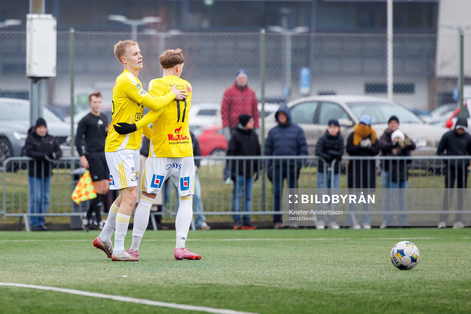 Falkenbergs Victor Andersson jublar