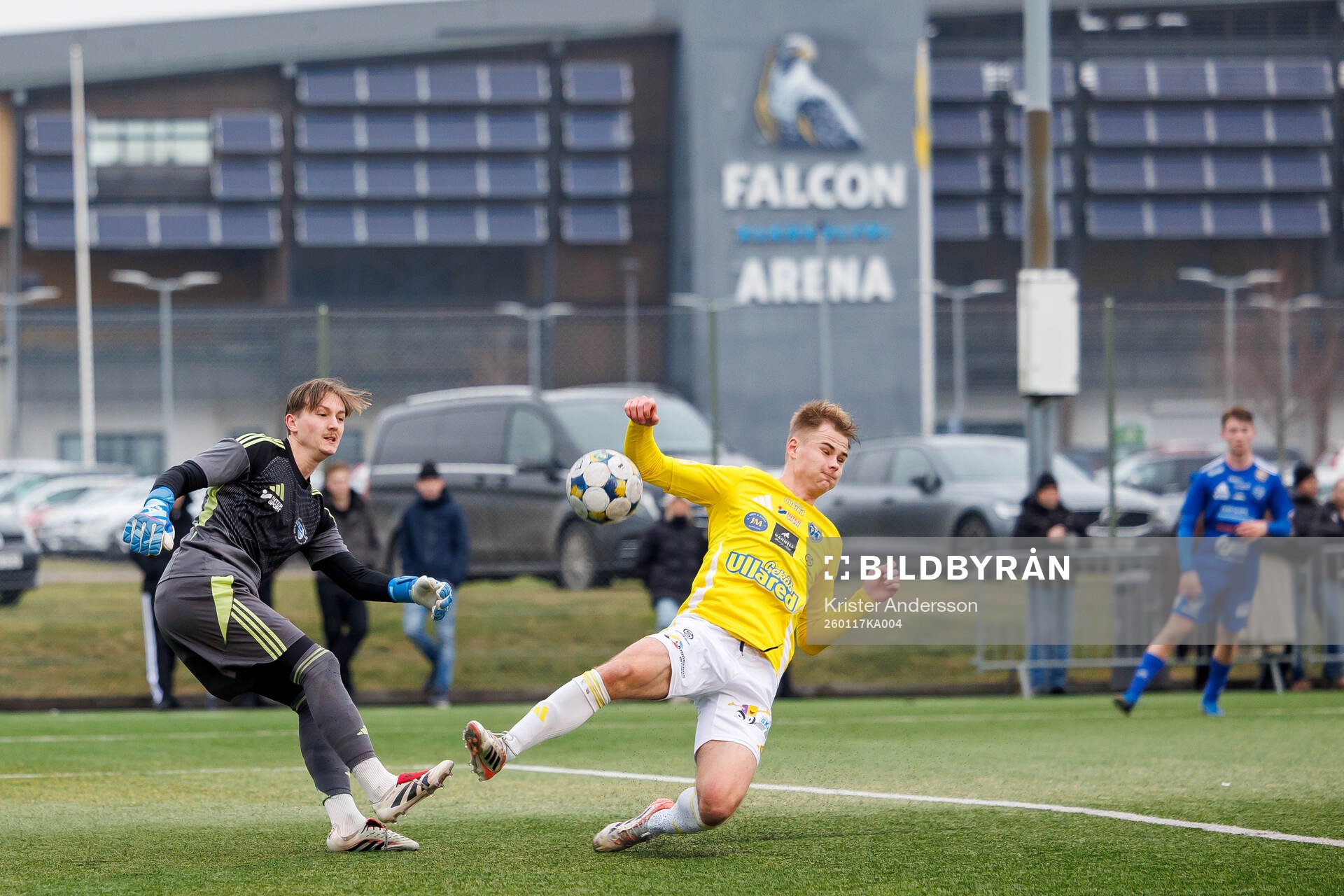 Böljan Falkenbergs målvakt Viktor Dryselius och