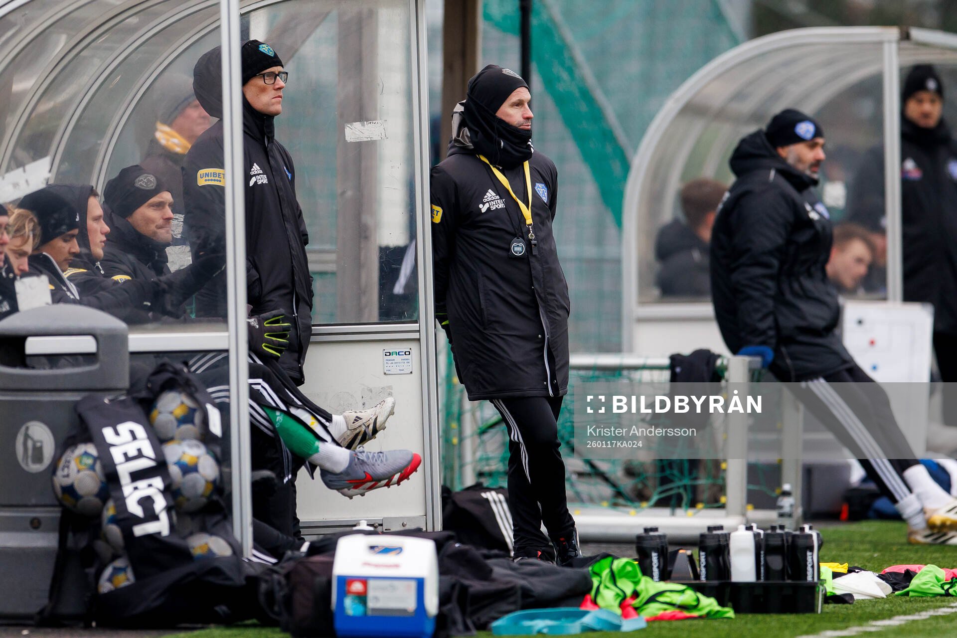 Falkenbergs tränare Christoffer Andersson